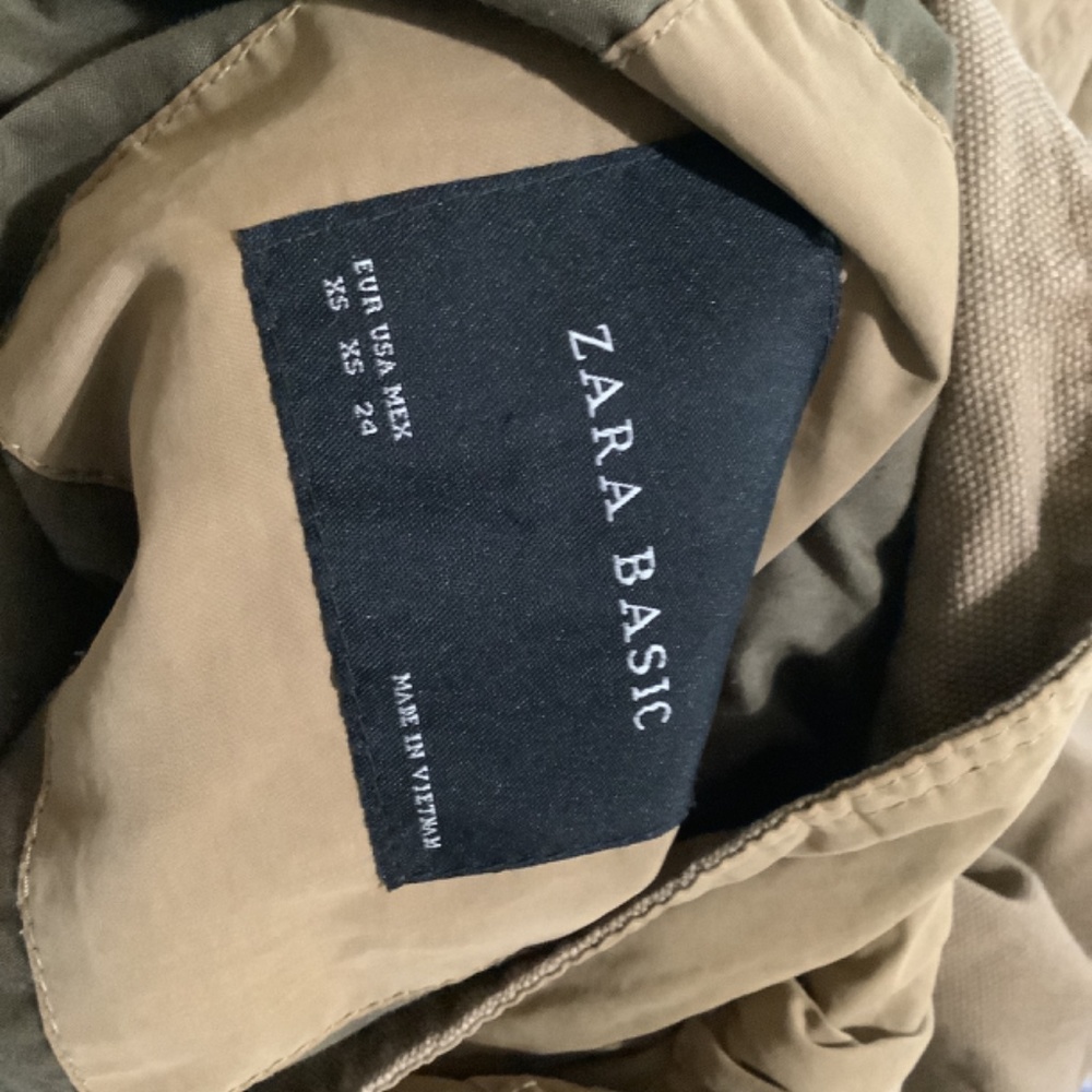 Zara Basic Cargo Utility Jacket Xs - image 8